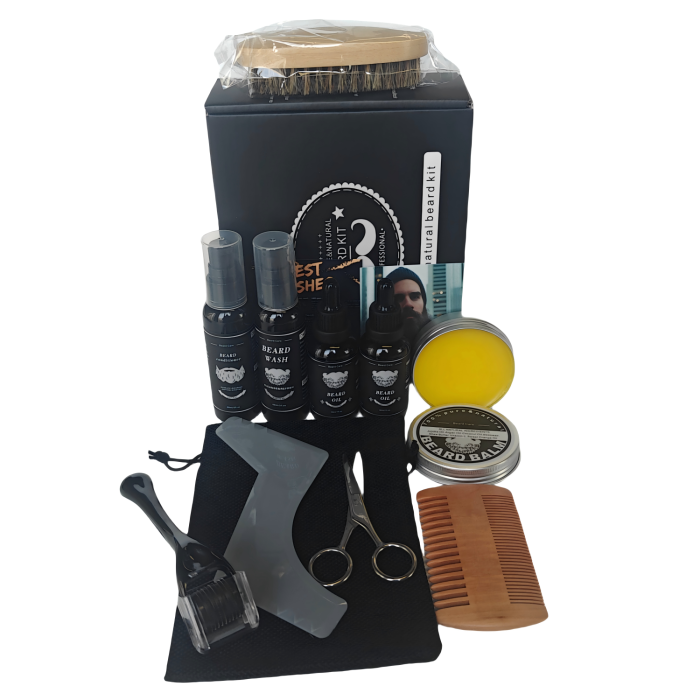 11 peça definida o melhor kit de retenção de barba masculina