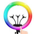 16 นิ้ว LED Dimmable แต่งหน้าวิดีโอ Selfie Ring lamp