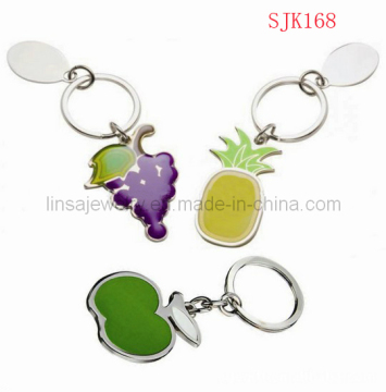 Fruits Design Soft Enamel Metal Keychain (SJK168)
