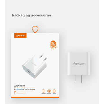 Perfecte duurzaamheid Multipurpose PD 20W Type-C Wall Charger