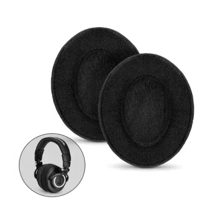 Brainwavz High-Quality Replacement Velour Ear Pads for ATH-M50X, SHURE, AKG, HifiMan, and Other Hi-Fi Headphones