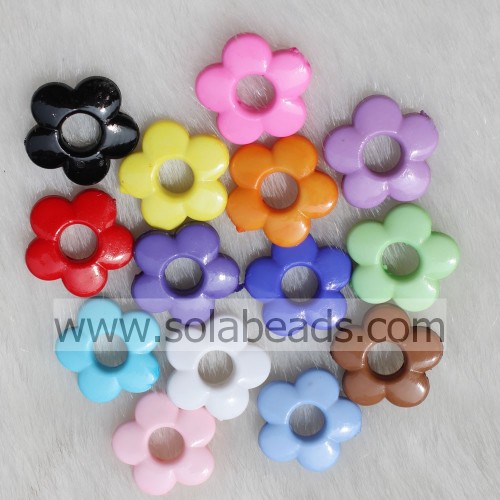 Granos de flor de flor de colores de 20 mm de venta caliente