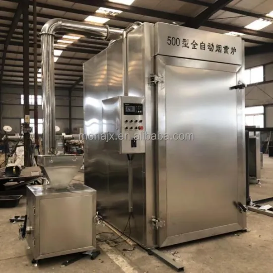 Customizable 100 kg Fish and Pork Meat Smoker Oven for Wood Smoke Smoking