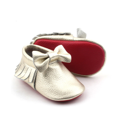 Bowknot bebé recién nacido unisex mocasines al por mayor