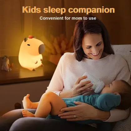 Capybara Little Night Light for Kids