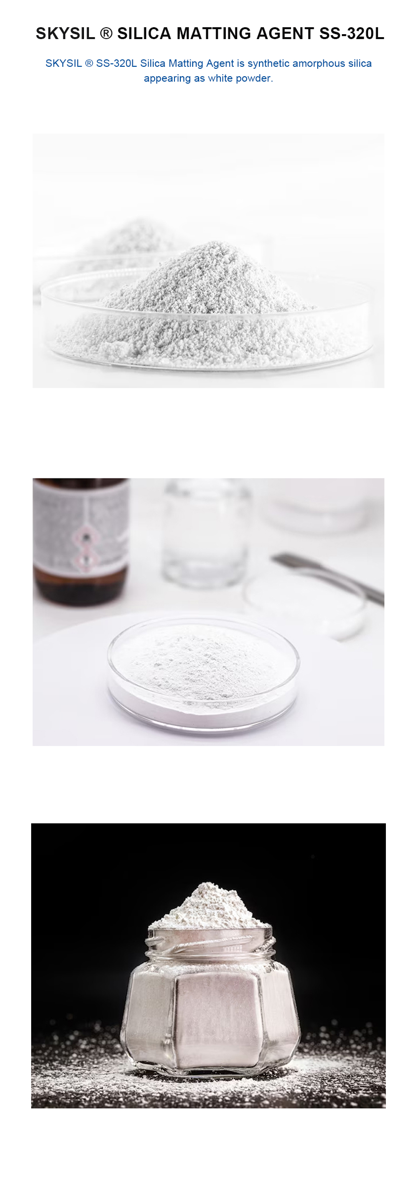 QUANXU SILICA DIOXIDE POWDER (SS-320L) M1