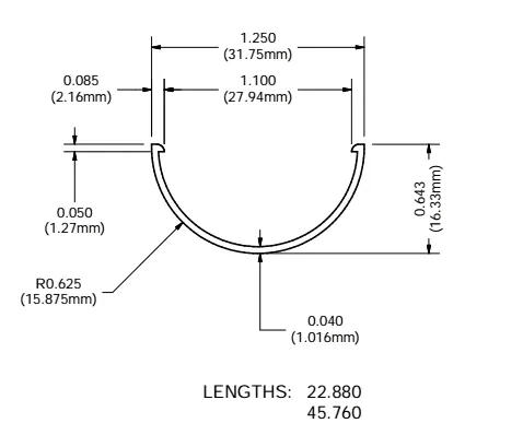 Customized milky plastic extrusion PC Cover profiles