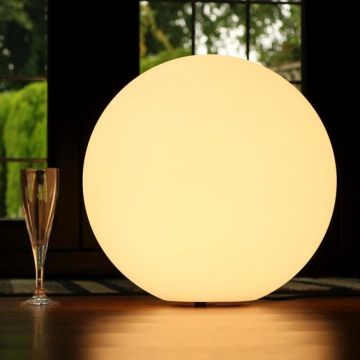 Smart Outdoor Lights Moon Ball: USB Charging Floor Fairy Lights for Restaurant Table Lamps (Cold White/Warm White LED Ball Light)