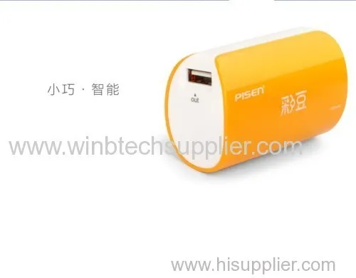 5000mah Power Bank Portable Pisen Power Bank Popular Designing Funny Power 5000 Mah Champagne Golden 