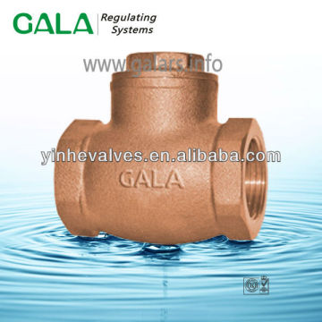 bronze swing valve