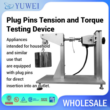 IEC603351 Aparato de dispositivo de prueba y prueba de torque con 50n TENSILE