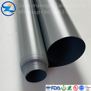Material de embalagem de filme de PVC cinza personalizável de alta qualidade