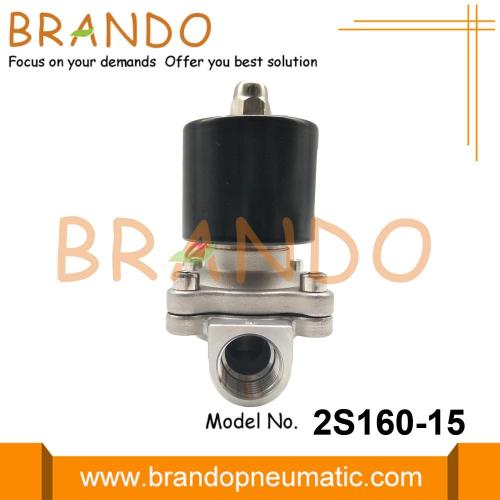 220VAC 2S160-15 Válvula solenoide anticorrosión de 1/2 pulgada