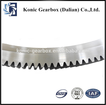 Industrial power transmission steel ring gear ball mill