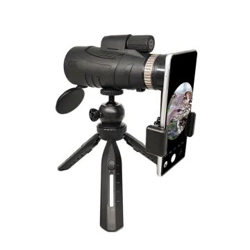 Hot Sell Waterproof HD 12X50 Monocular Telescope with Phone Adapter and Tripod for Bird Watching & Hunting