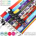 Personalisierte Druckpolyester -Sublimation Custom Lanyards