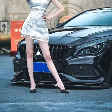 Silver GT Grille Upgrade for Mercedes Benz W117 CLA 2013-2019