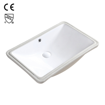 Customized Under Counter Ceramic Vanity Basin Sink for Bathroom Cabinets