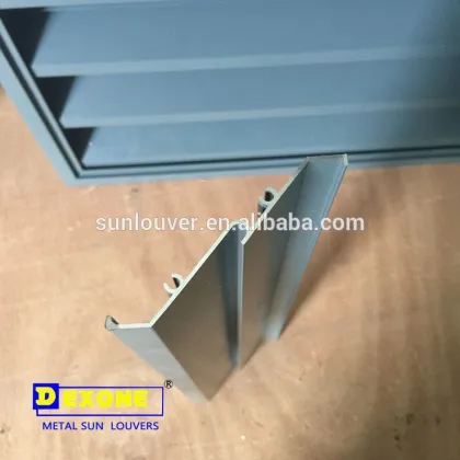 aluminum metal storm louver waterproof