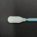 MPS-742 Cleanroom หัวเส้นใยโพลีเอสเตอร์ขนาดเล็กแท่งไม้ swabs