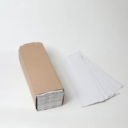 Recycled C-Fold Napkin Dispenser and Tissues