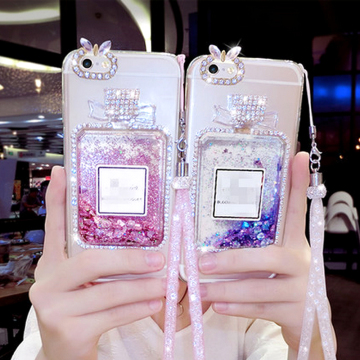 Fashion colorful Glitter Star Liquid fluorescent perfume jewellery sling Phone Case for VIVO X7 Plus V3 Max soft tpu back cover