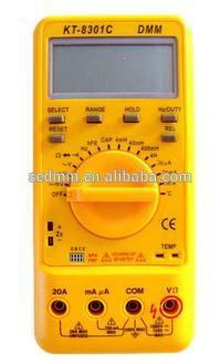 certificated popular KT-8301C digital multimeter with multi-functions