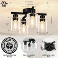 Semi Flush Mount Glass Shade Ceiling Light
