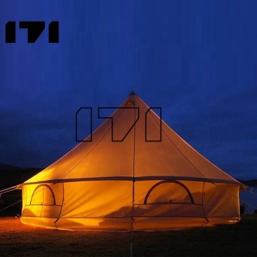 Portable Vintage Round Dome Shower Room Glass Wall Picnic Bubble Tent