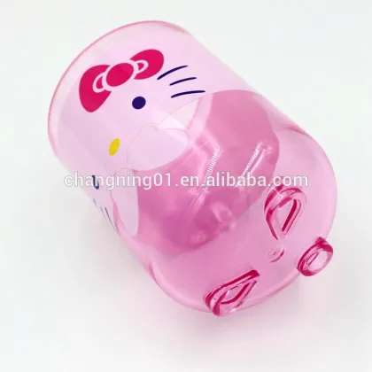 DIY cup Plastic Cartoon cat cup/Tooth brushing cup