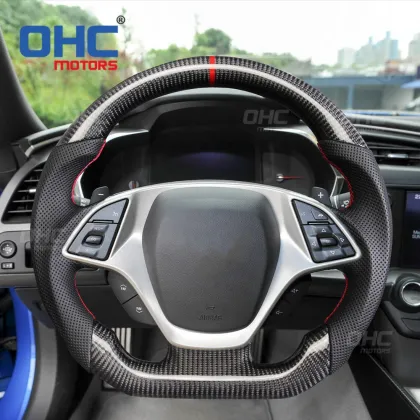 Carbon Fiber Steering Wheel for Chevrolet Corvette C7 Convertible