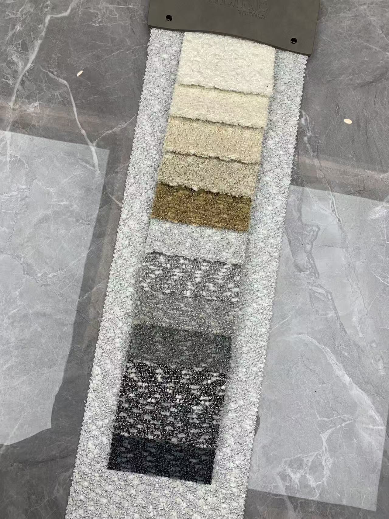 Thick Textured Bouclé Fabric for Sofa