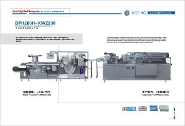 CE, Full Automatic Medicine Packaging Line (DPH260H-XWZ200)