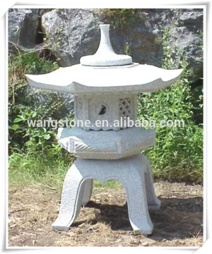Natural granite Japanese garden stone lantern for sale