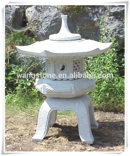 Natural granite Japanese garden stone lantern for sale