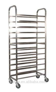 Commercial heavy duty stainless steel baking rack trolley