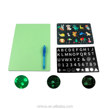 Suron Floourescent Magic Drawing Board untuk Anak -anak