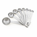 Set di 8 cucchiaini dosatori in acciaio inox