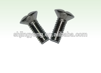 slotted raised countersunk head screws