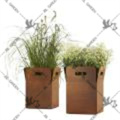 Planteur Rusty Corten Planter Decoration Pot de fleurs