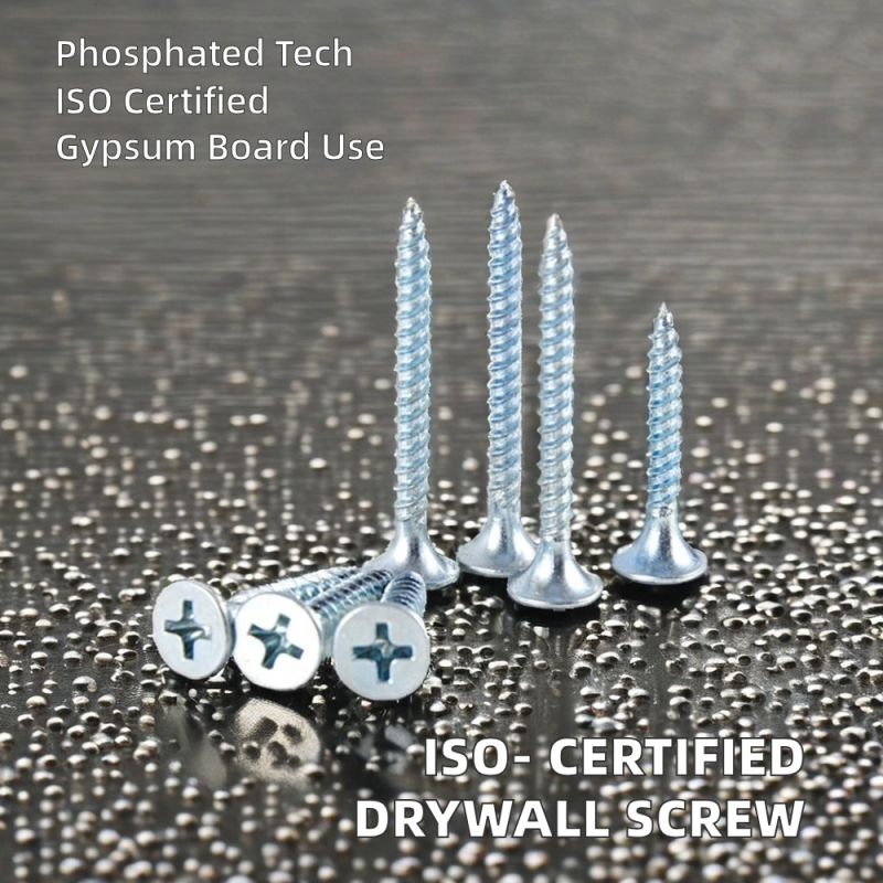 Black Drywall Screw 3.5*25mm Steel Spiral Shank Roofing Nails