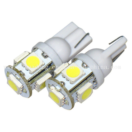 T10 Wedge LED Auto Lighting (T10-WG-5SMD)