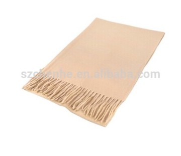 solid color viscose fringe scarf 100% viscose brush scarves