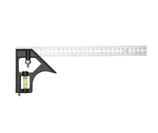 DR-1103006 DONGRUN High Quality Combination Square: Precision Measurement Tool for Professional and DIY Use