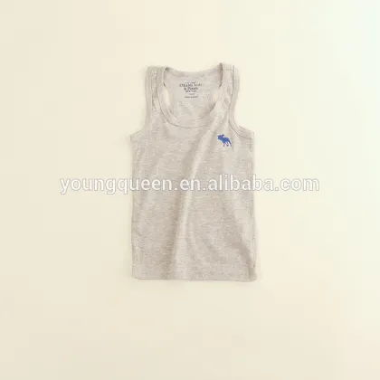 NZ60 2016 new childrens clothing summer baby wear cotton vest sling wholesale