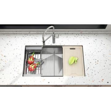 1.2mm Handmade Low Divide Sink Farm Style