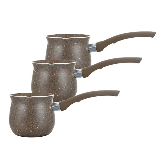 Pressed Aluminium Non-Stick Turkish Coffee Pot