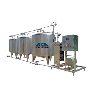 ACE Factory Direct Sales: CIP Cleaning Design για τη γραμμή επεξεργασίας γάλακτος γαλακτοκομικών προϊόντων