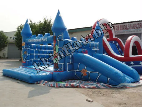 blue commercial jumping castles sale KKC-L101