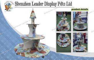 Counter Cupcakes Cardboard Display Stands With Custom Shape